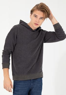 Erkek Antrasit Melanj Sweatshirt - 50256831039