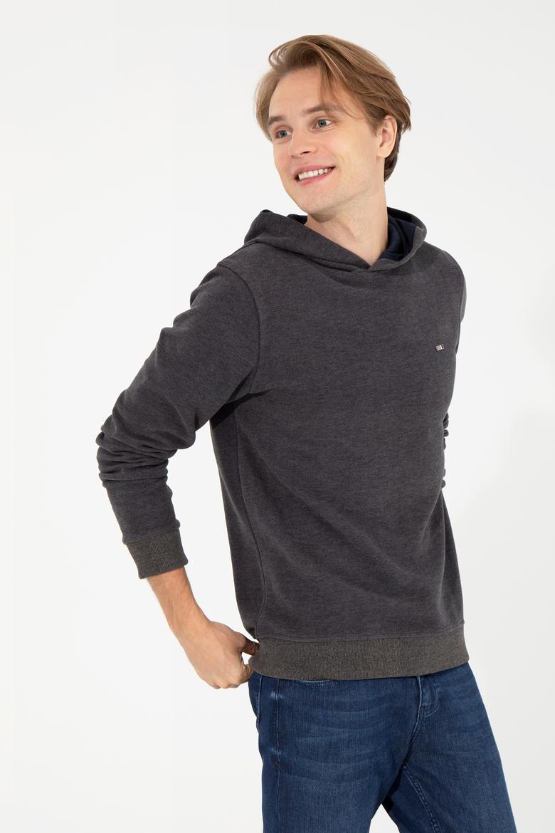 Erkek Antrasit Melanj Sweatshirt - 50256831039