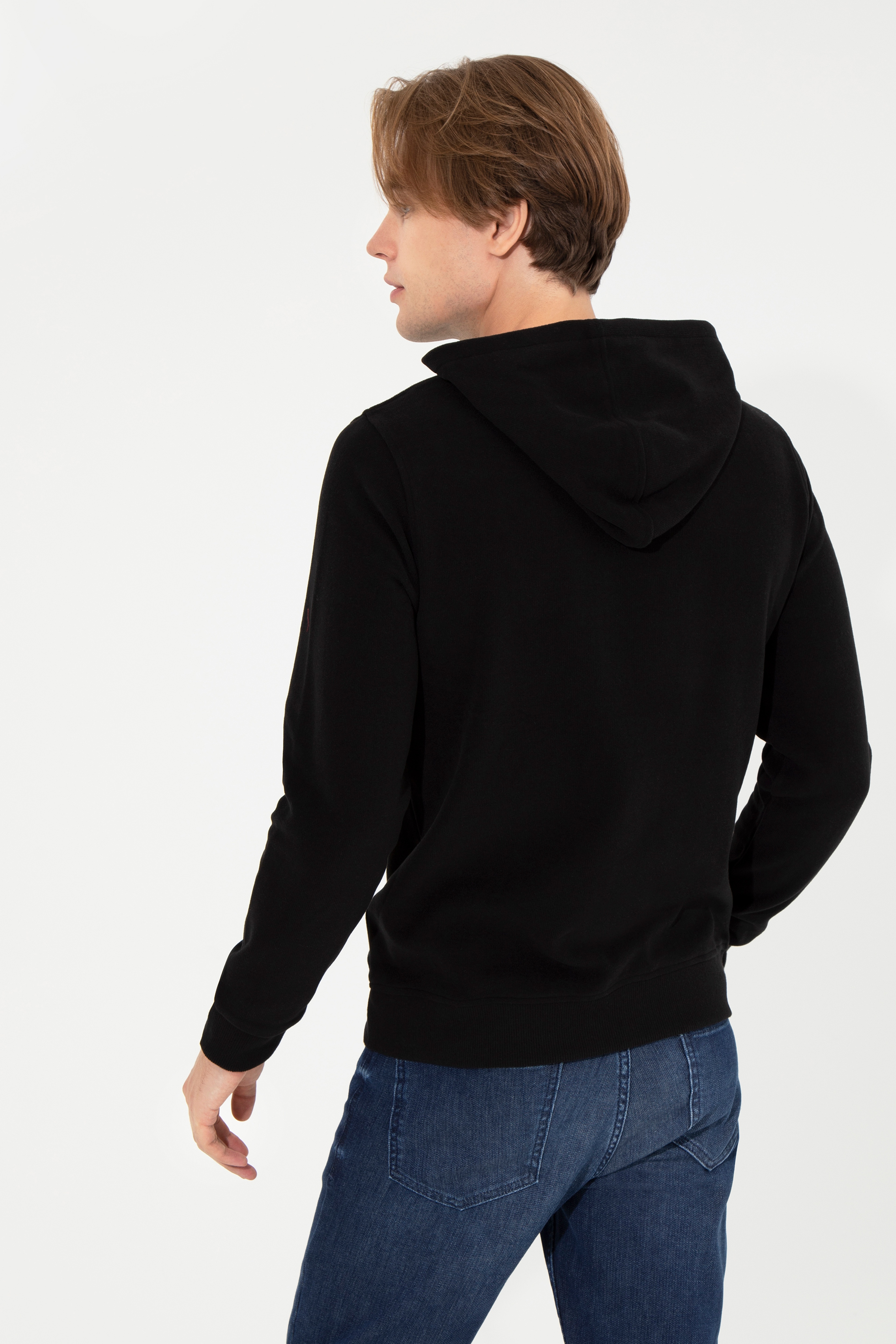Erkek Siyah Sweatshirt