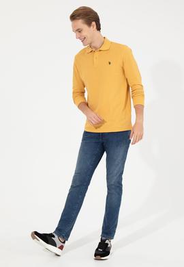 Erkek Safran Basic Sweatshirt - 50253121034