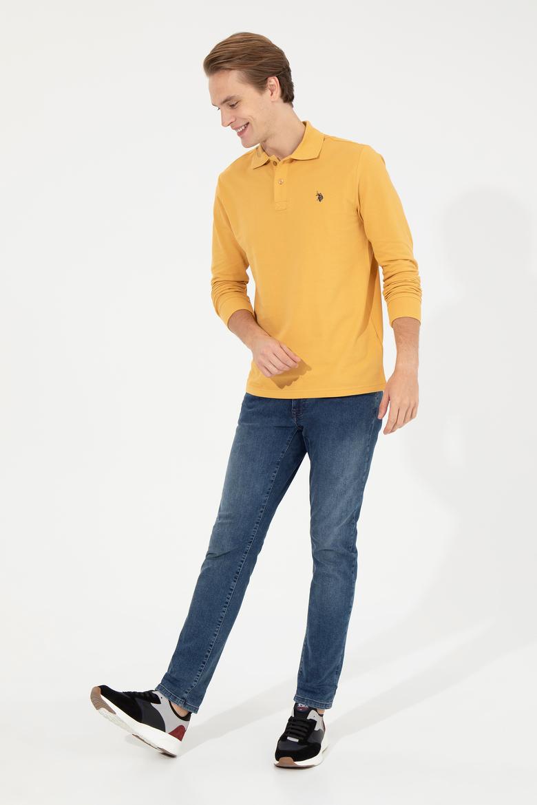 Erkek Safran Basic Sweatshirt - 50253121034