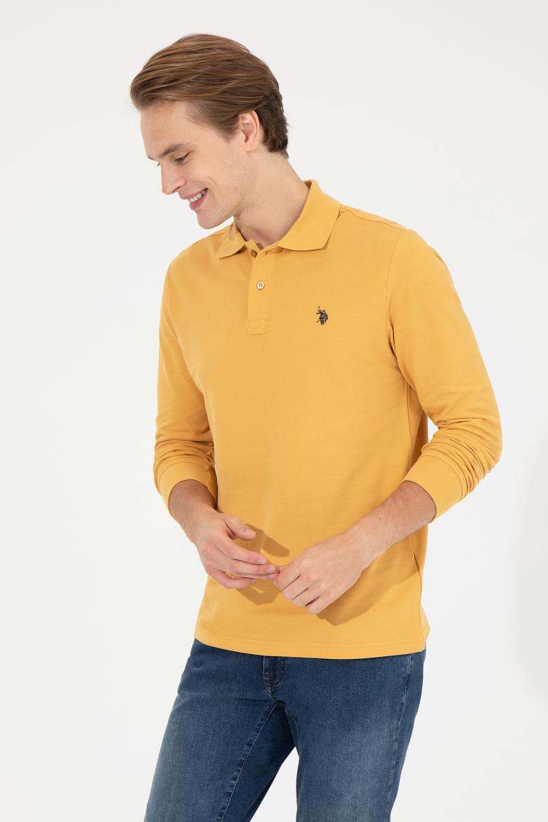 Erkek Safran Basic Sweatshirt - 50253121034