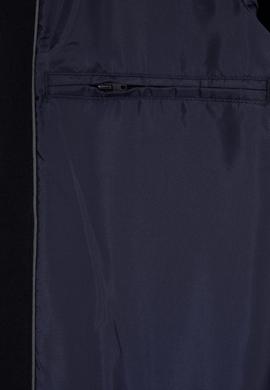 Erkek Lacivert Kaşe Kaban - 50260895005