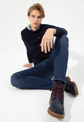 Erkek Lacivert Sweatshirt - 50256831006