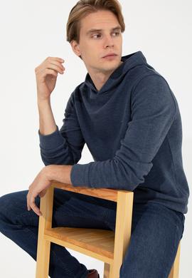 Erkek Koyu İndigo Sweatshirt - 50256831026
