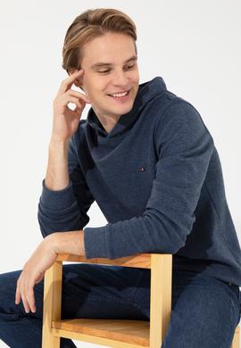 Erkek Koyu İndigo Sweatshirt - 50256831026