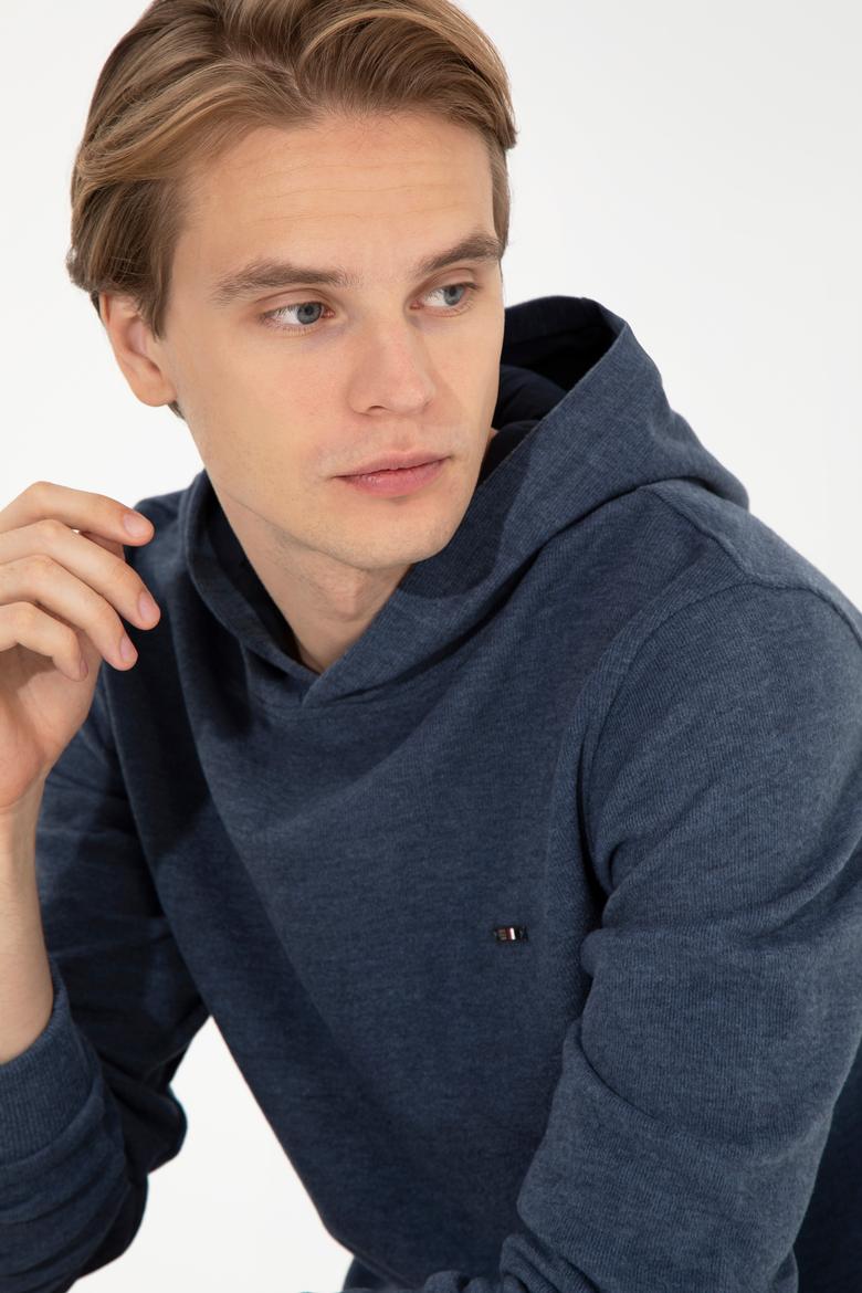 Erkek Koyu İndigo Sweatshirt - 50256831026