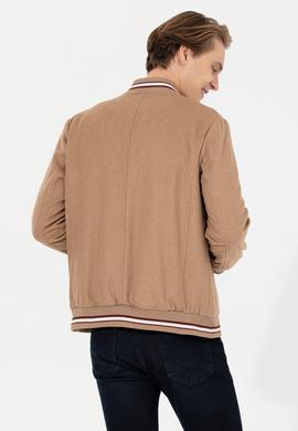Erkek Camel Kaşe Kaban - 50253287035