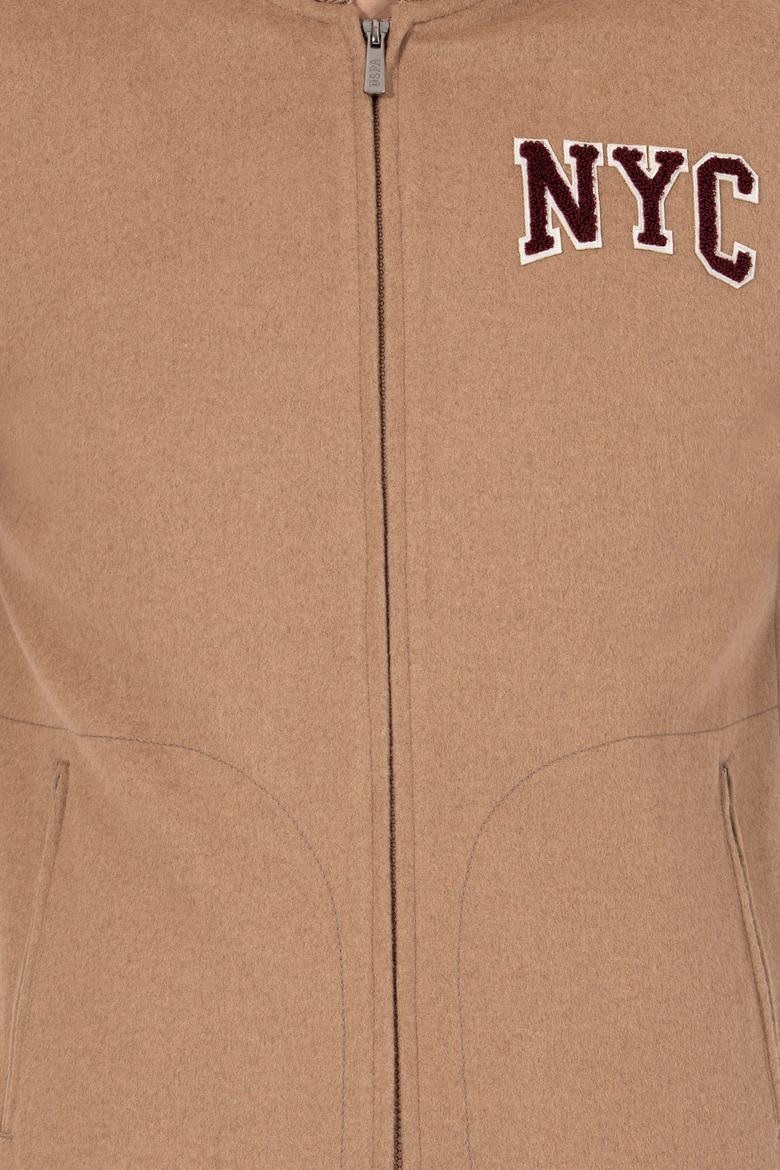 Erkek Camel Kaşe Kaban - 50253287035