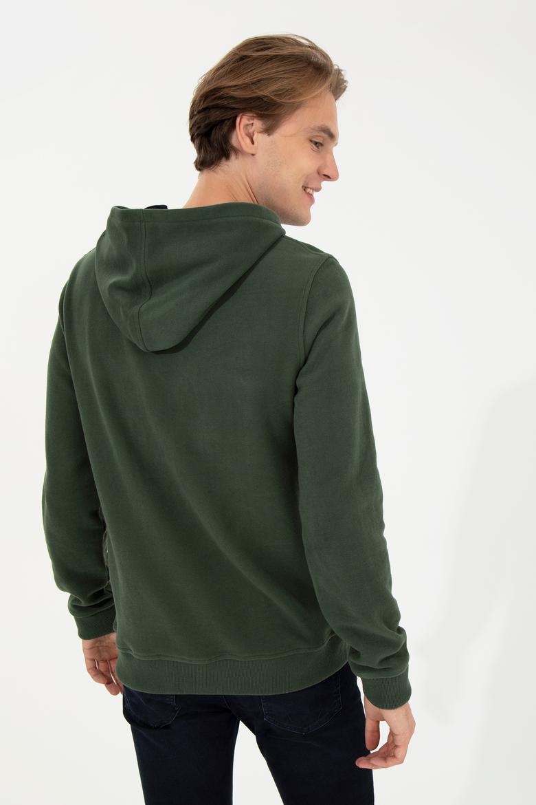 Erkek Açık Haki Sweatshirt - 50256831017