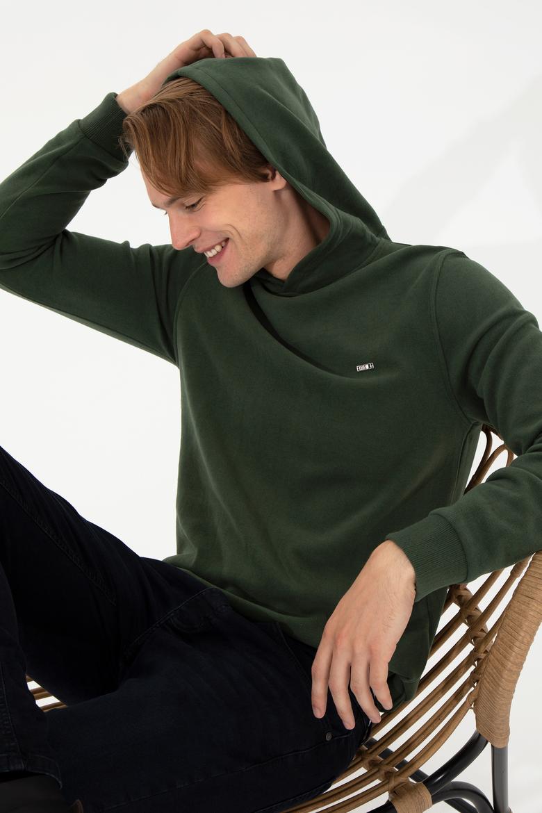 Erkek Açık Haki Sweatshirt - 50256831017