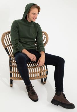 Erkek Açık Haki Sweatshirt - 50256831017