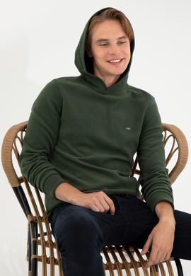 Erkek Açık Haki Sweatshirt - 50256831017