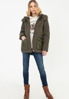 Kadın Haki Mont - 50236976006