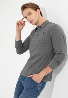 Erkek Antrasit Melanj Basic Sweatshirt - 50253121155
