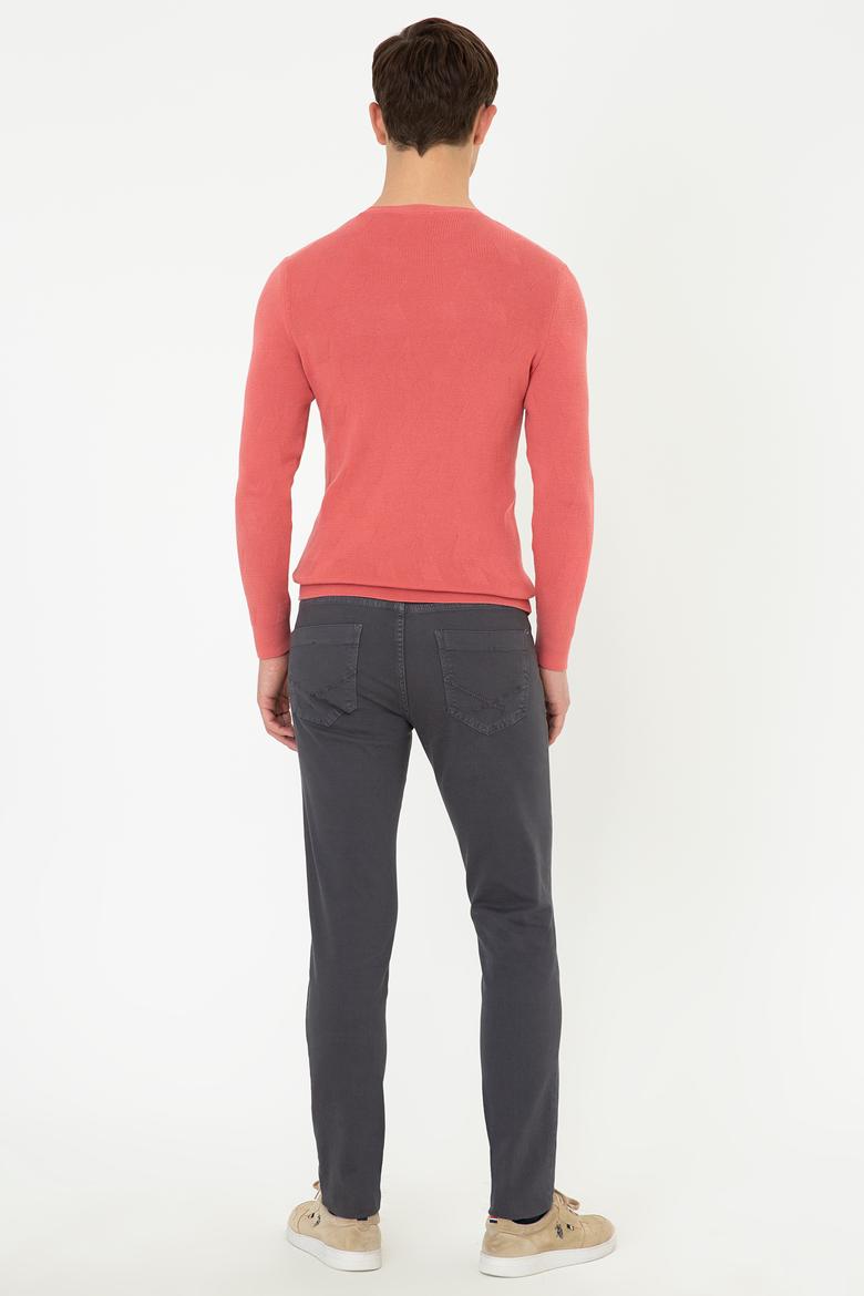 Erkek Antrasit Kanvas Pantolon - 50237911007