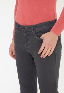 Erkek Antrasit Kanvas Pantolon - 50237911007