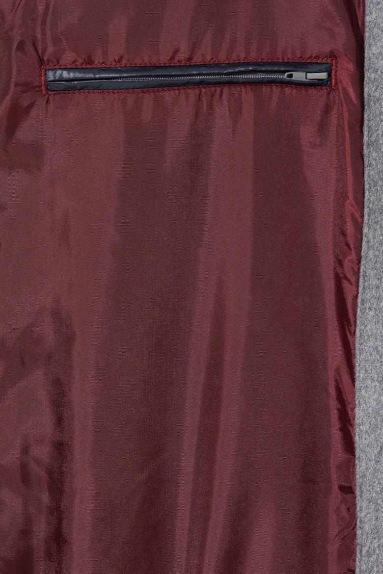 Erkek Antrasit Kaşe Kaban - 50253287015