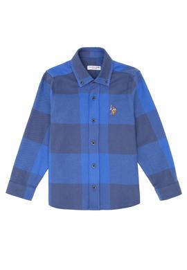 Erkek Çocuk Saks Uzun Kollu Gömlek - 50237806036