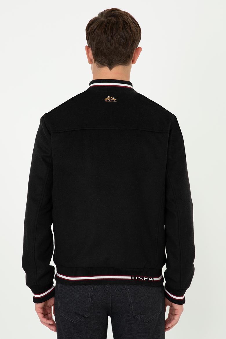 Erkek Siyah Kaşe Kaban - 50238326026