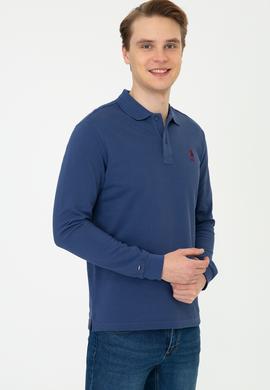 Erkek Koyu İndigo Basic Sweatshirt - 50238250165