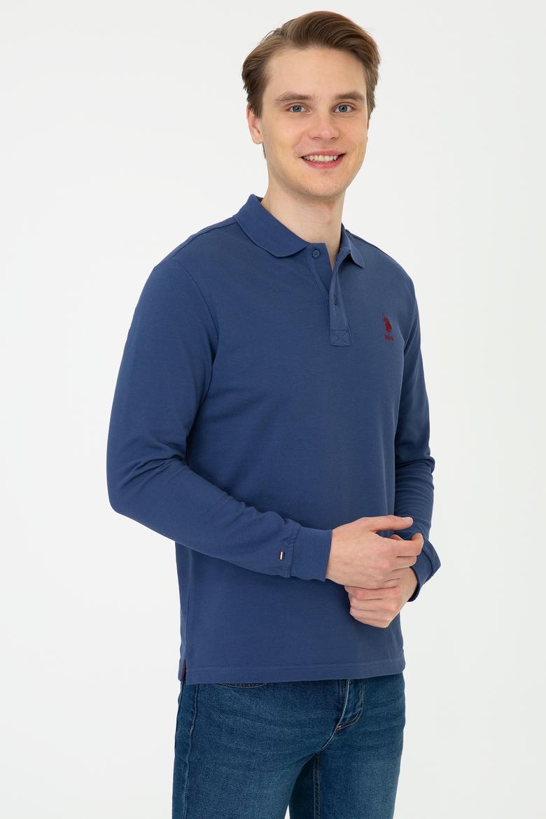 Erkek Koyu İndigo Basic Sweatshirt - 50238250165