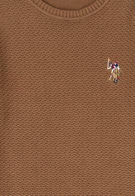 Erkek Çocuk Yeşil Bisiklet Yaka Triko Kazak - 50237149055