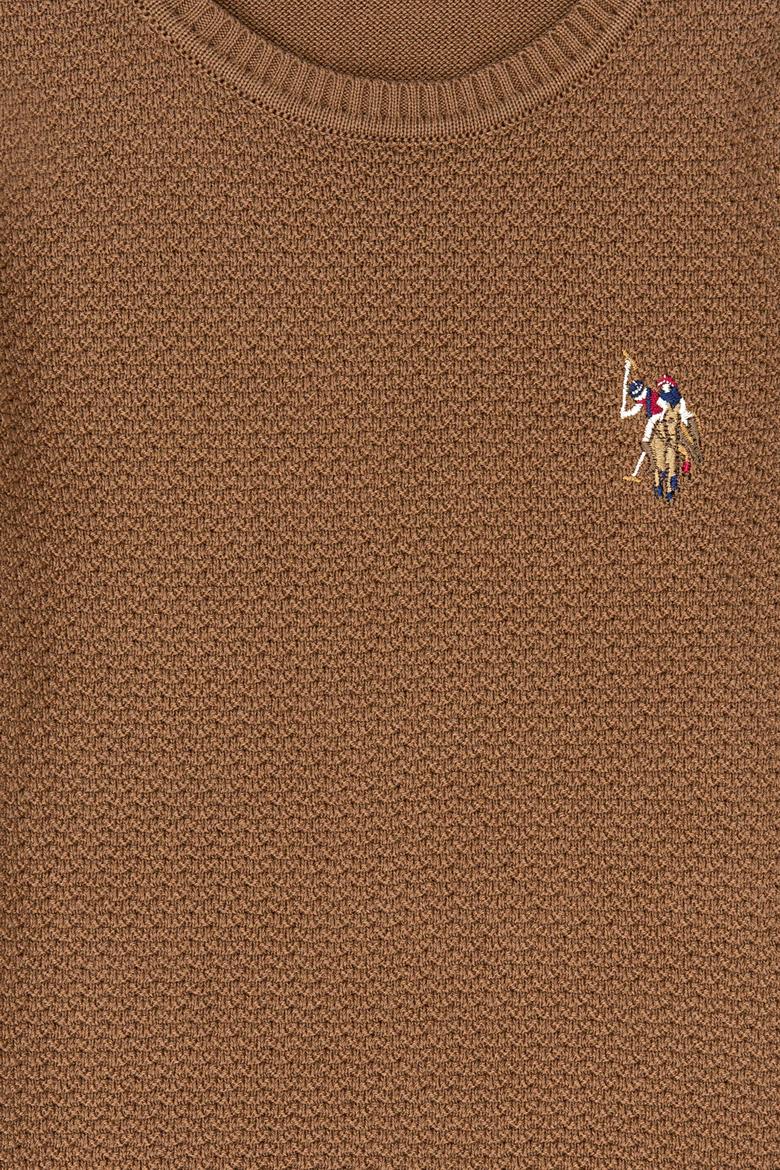 Erkek Çocuk Yeşil Bisiklet Yaka Triko Kazak - 50237149055