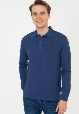 Erkek Koyu İndigo Basic Sweatshirt - 50238250165