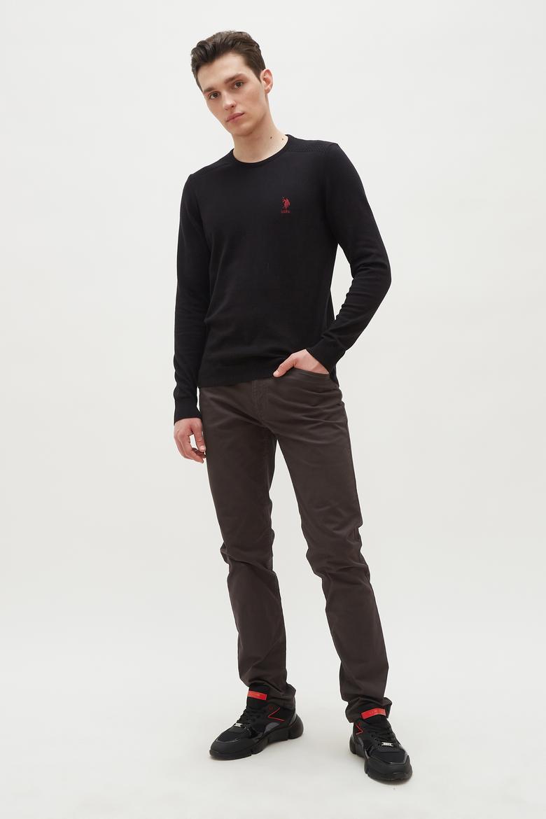 Erkek Siyah Basic Kazak - 50236971009