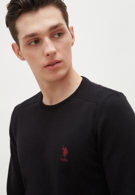 Erkek Siyah Basic Kazak - 50236971009