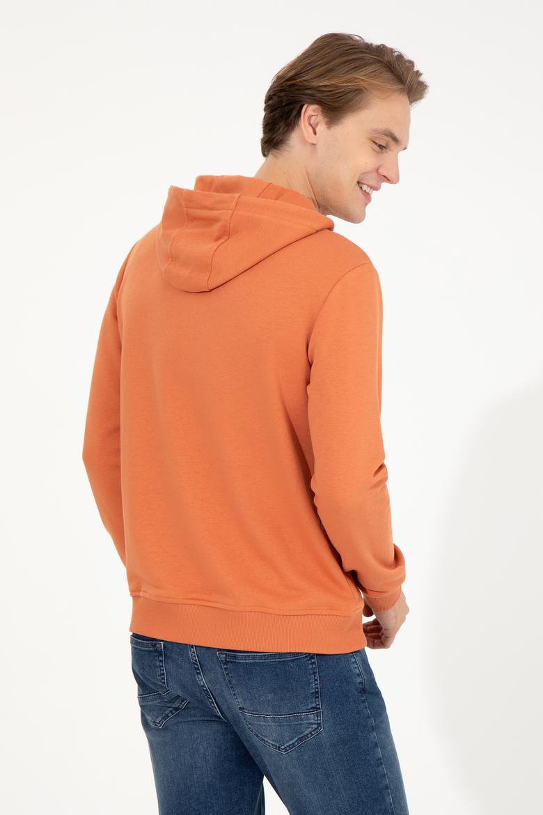 Erkek Kiremit Basic Sweatshirt - 50261140088