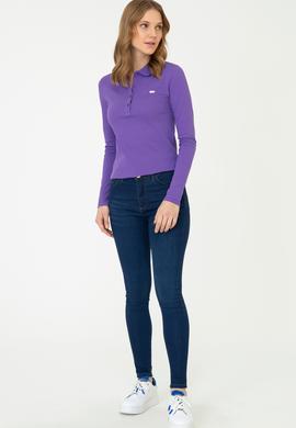 Kadın Koyu Mavi Jean Pantolon - 50238200003