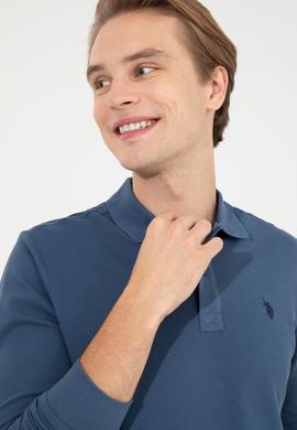 Erkek İndigo Basic Sweatshirt - 50253121173