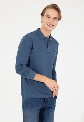 Erkek İndigo Basic Sweatshirt - 50253121173