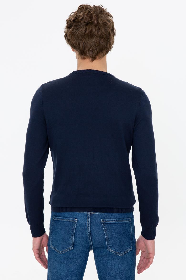 Erkek Lacivert Kazak - 50236734016