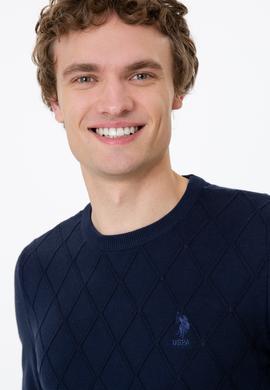 Erkek Lacivert Kazak - 50236734016