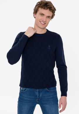 Erkek Lacivert Kazak - 50236734016