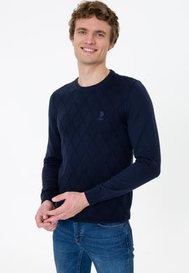 Erkek Lacivert Kazak - 50236734016