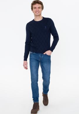 Erkek Lacivert Kazak - 50236734016