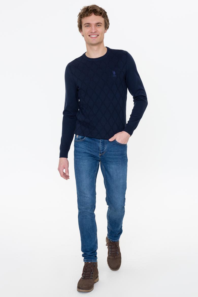 Erkek Lacivert Kazak - 50236734016