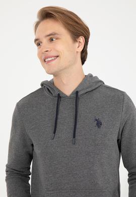 Erkek Antrasit Melanj Basic Sweatshirt - 50261140008