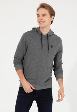 Erkek Antrasit Melanj Basic Sweatshirt - 50261140008