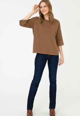 Kadın Koyu Mavi Jean Pantolon - 50241351002