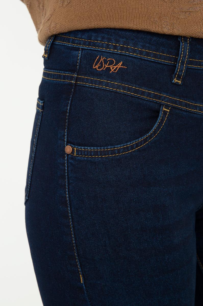 Kadın Koyu Mavi Jean Pantolon