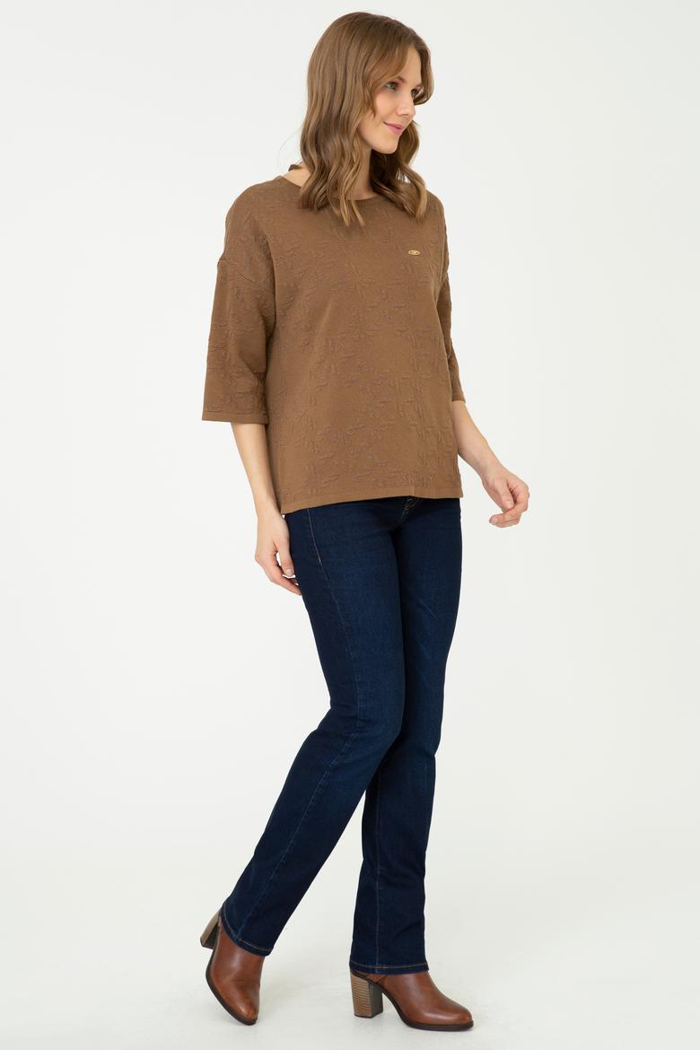 Kadın Koyu Mavi Jean Pantolon - 50241351002