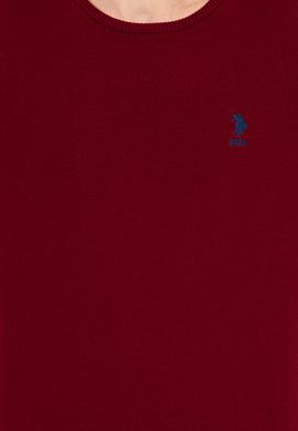 Erkek Bordo Basic Kazak - 50253443034