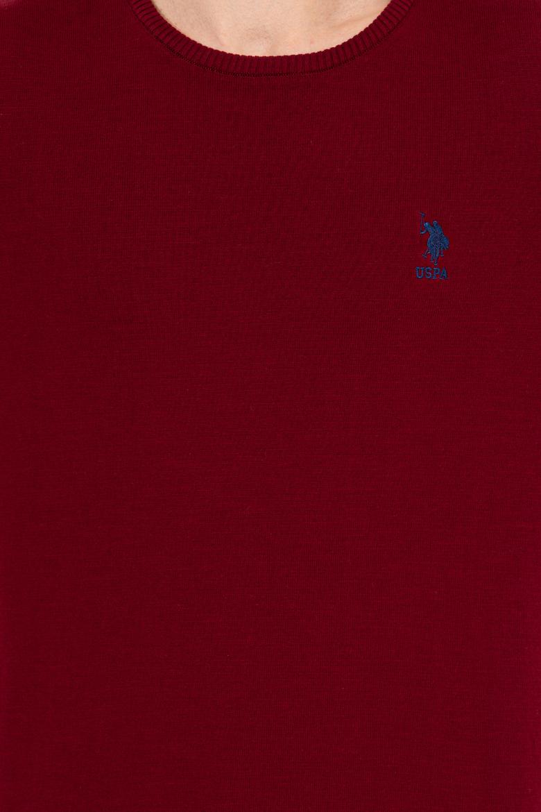 Erkek Bordo Basic Kazak - 50253443034