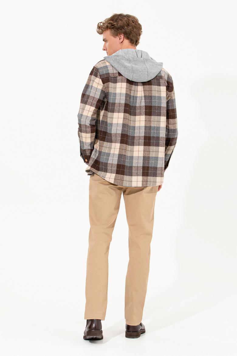 Erkek Regular Fit Camel Kanvas Pantolon - 50253418028