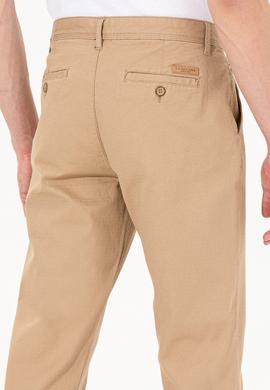 Erkek Regular Fit Camel Kanvas Pantolon - 50253418028